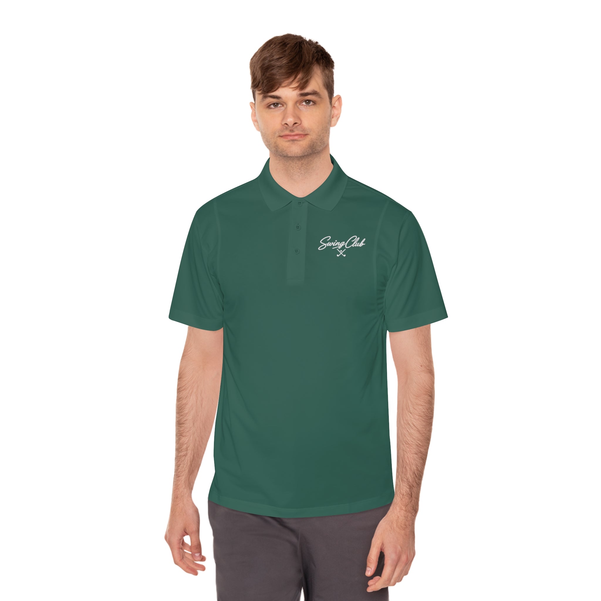 Swing Club Golf Polo Shirt — Men's Sport Performance Polo