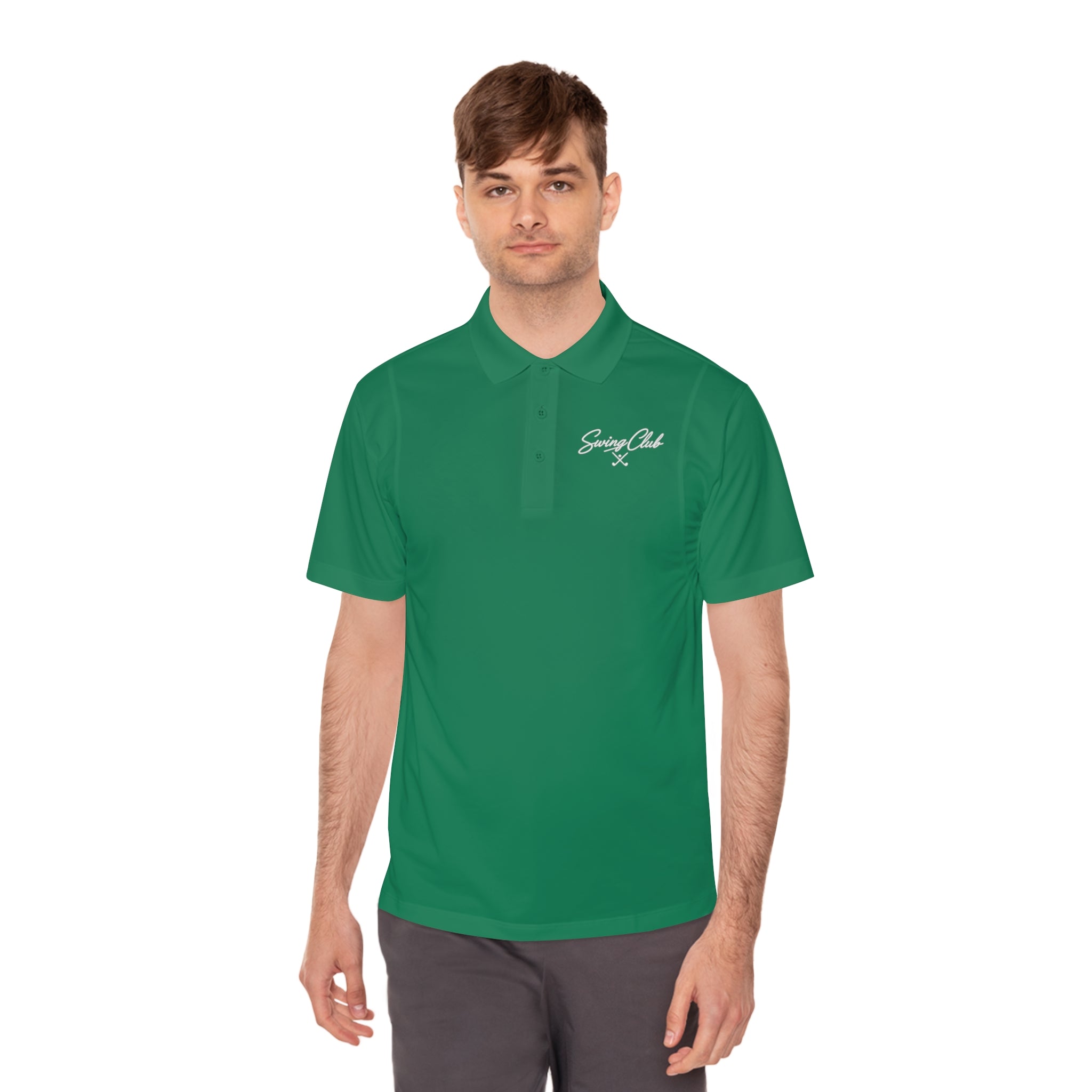 Swing Club Golf Polo Shirt — Men's Sport Performance Polo