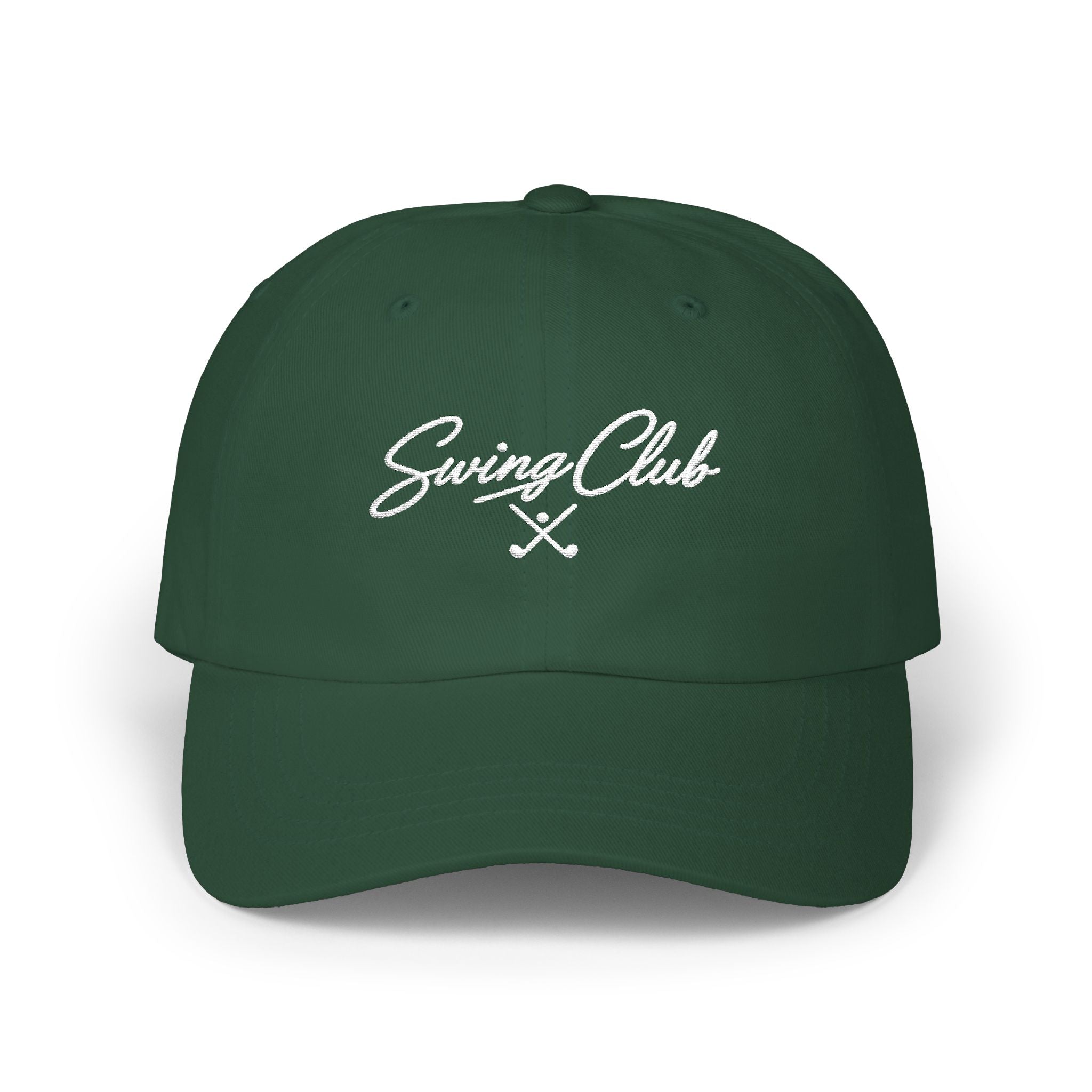 Swing Club Dad Cap — Embroidered Golf Baseball Hat