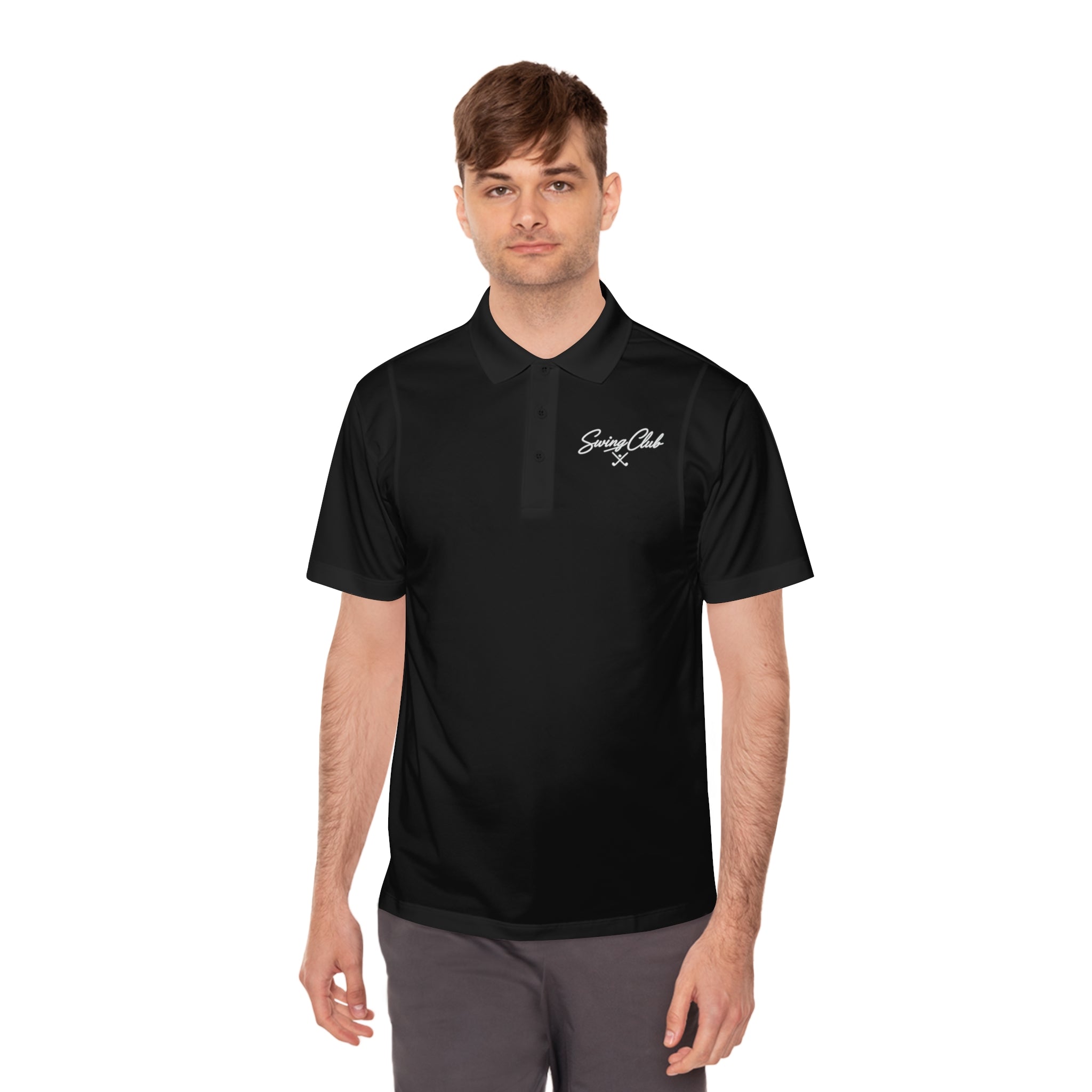Swing Club Golf Polo Shirt — Men's Sport Performance Polo