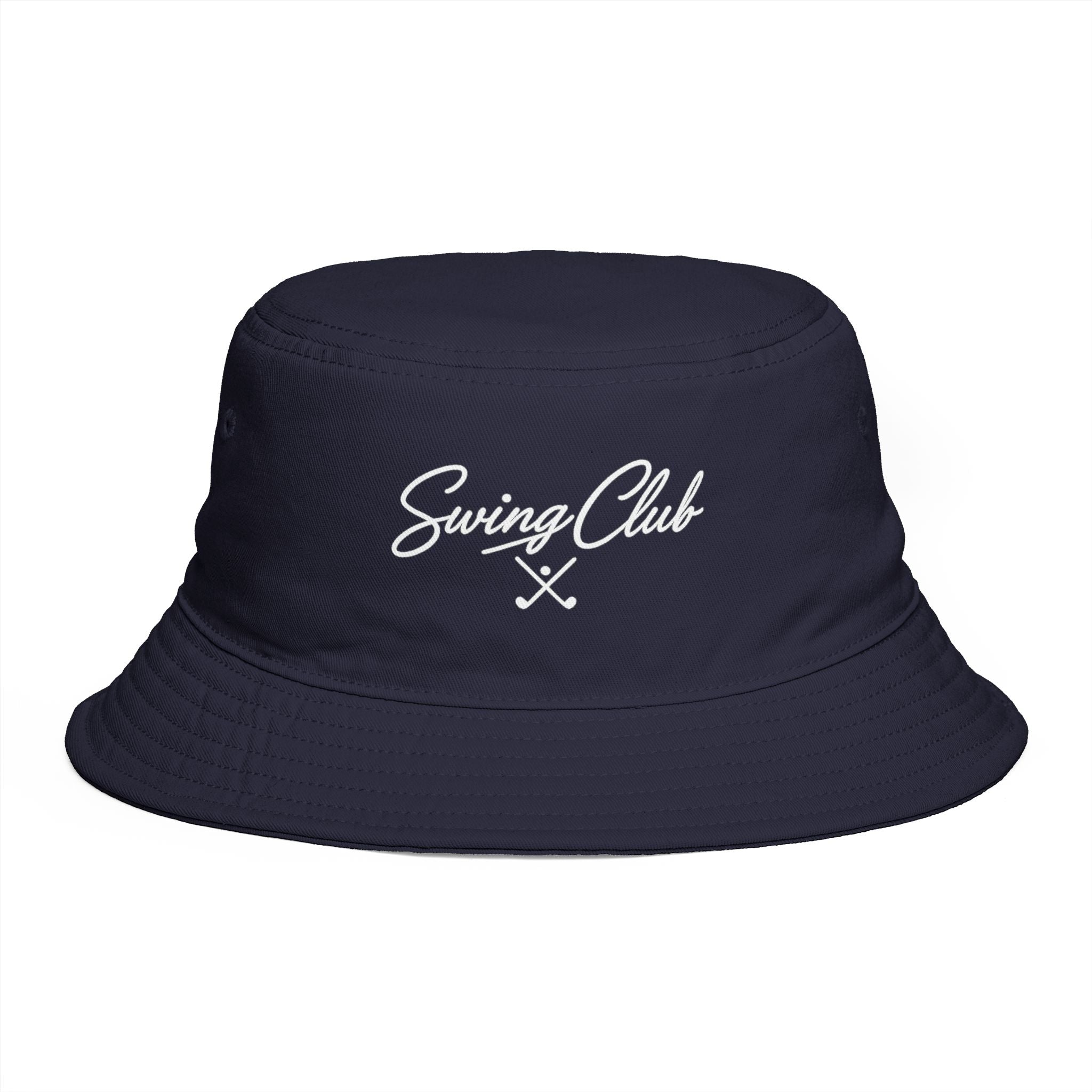 Swing Club Bucket Hat — Retro Golf Club Logo Hat