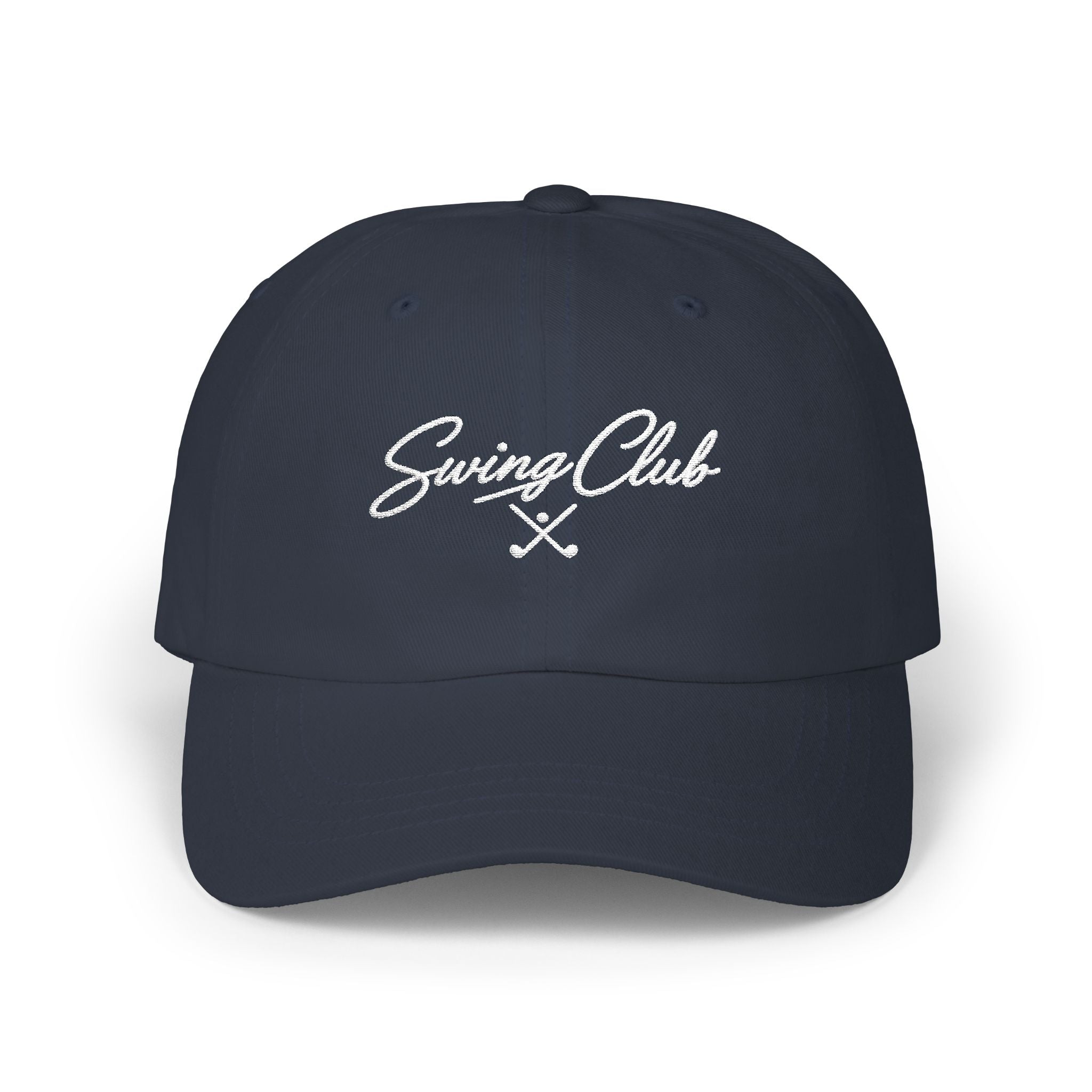 Swing Club Dad Cap — Embroidered Golf Baseball Hat