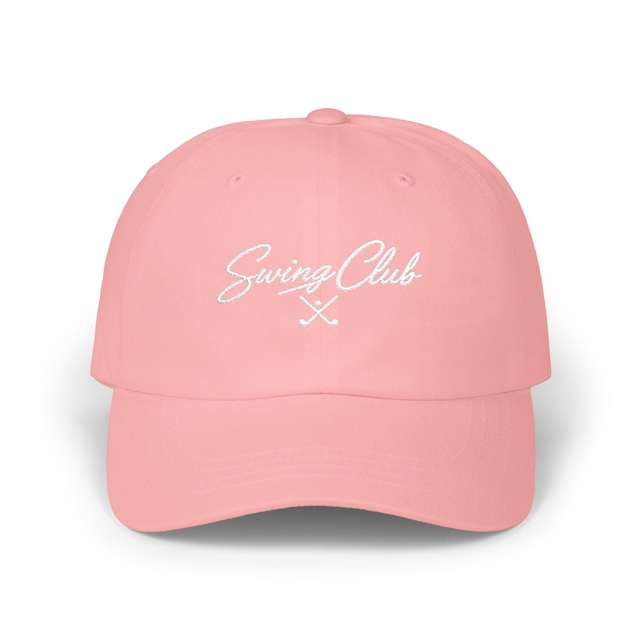 Swing Club Dad Cap — Embroidered Golf Baseball Hat