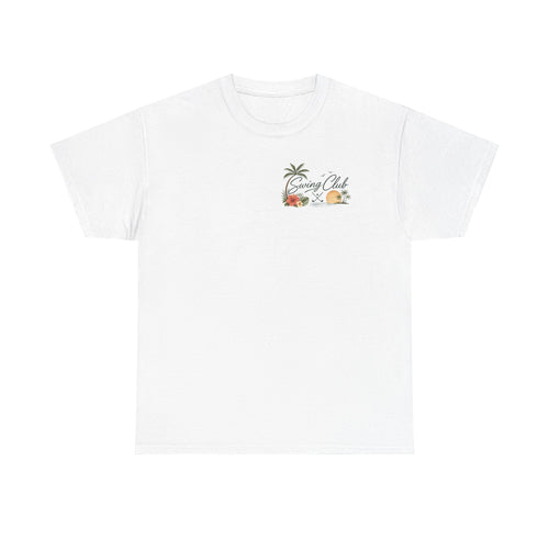 Golf Swing Club Vintage Sunset Tee