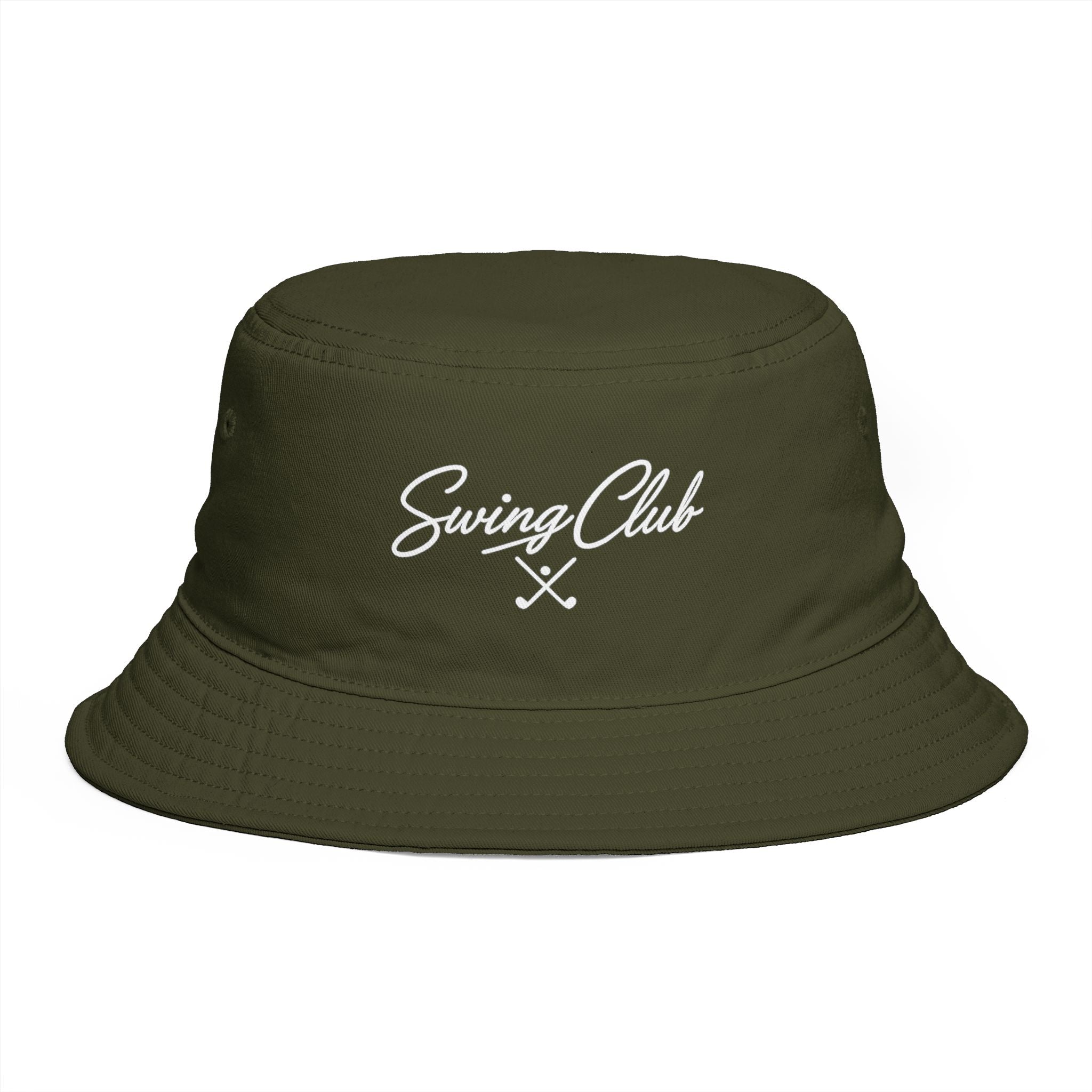 Swing Club Bucket Hat — Retro Golf Club Logo Hat