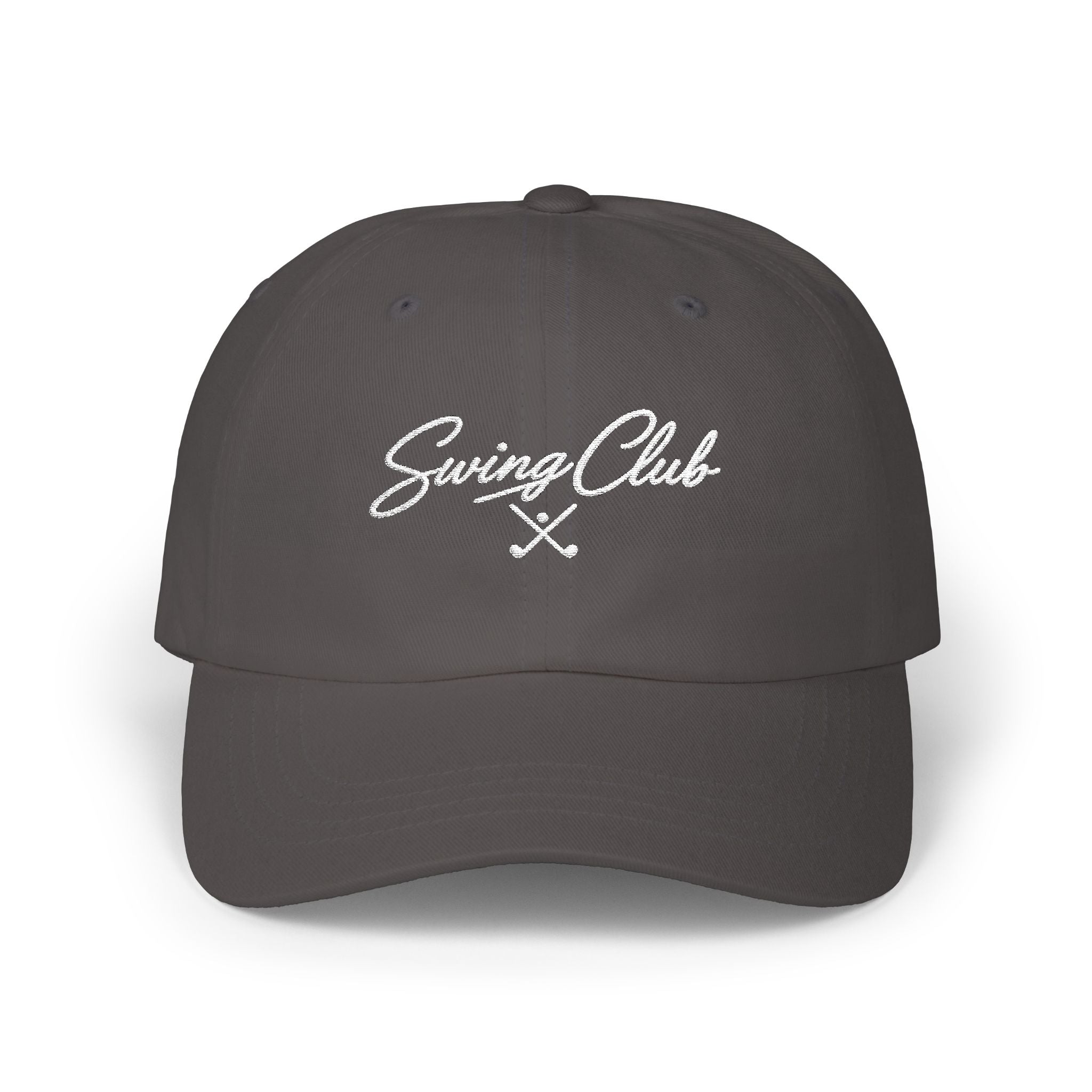 Swing Club Dad Cap — Embroidered Golf Baseball Hat