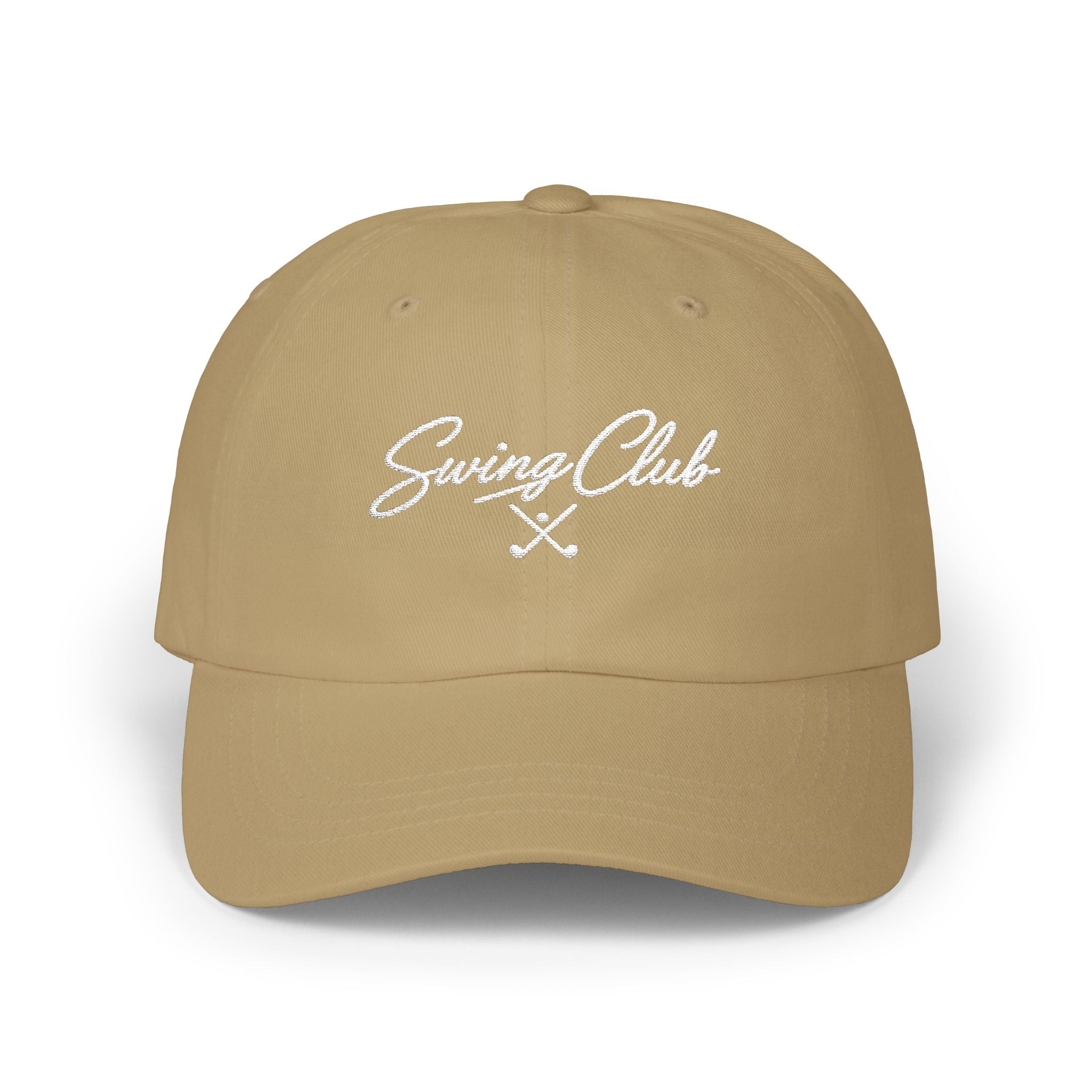 Swing Club Dad Cap — Embroidered Golf Baseball Hat