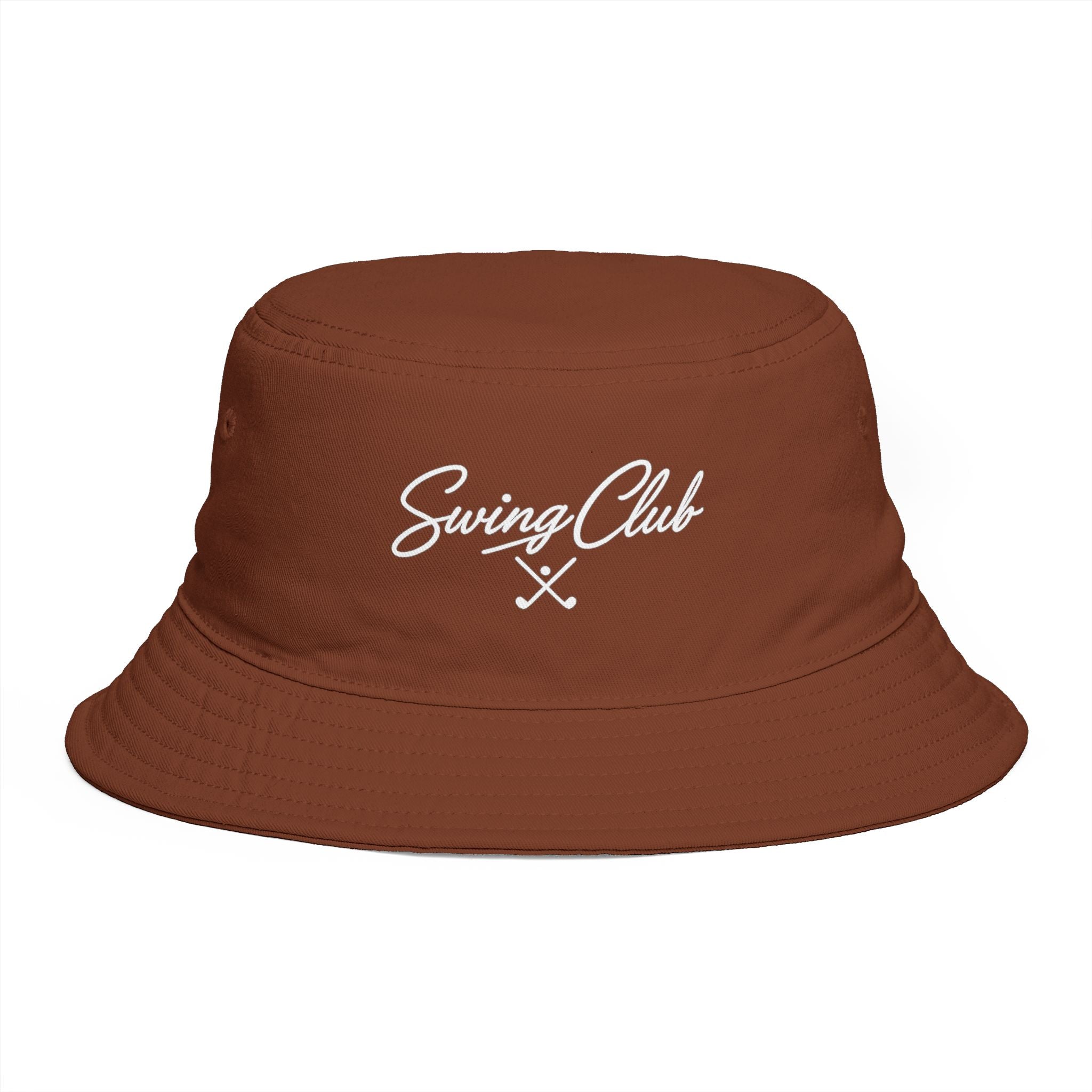 Swing Club Bucket Hat — Retro Golf Club Logo Hat