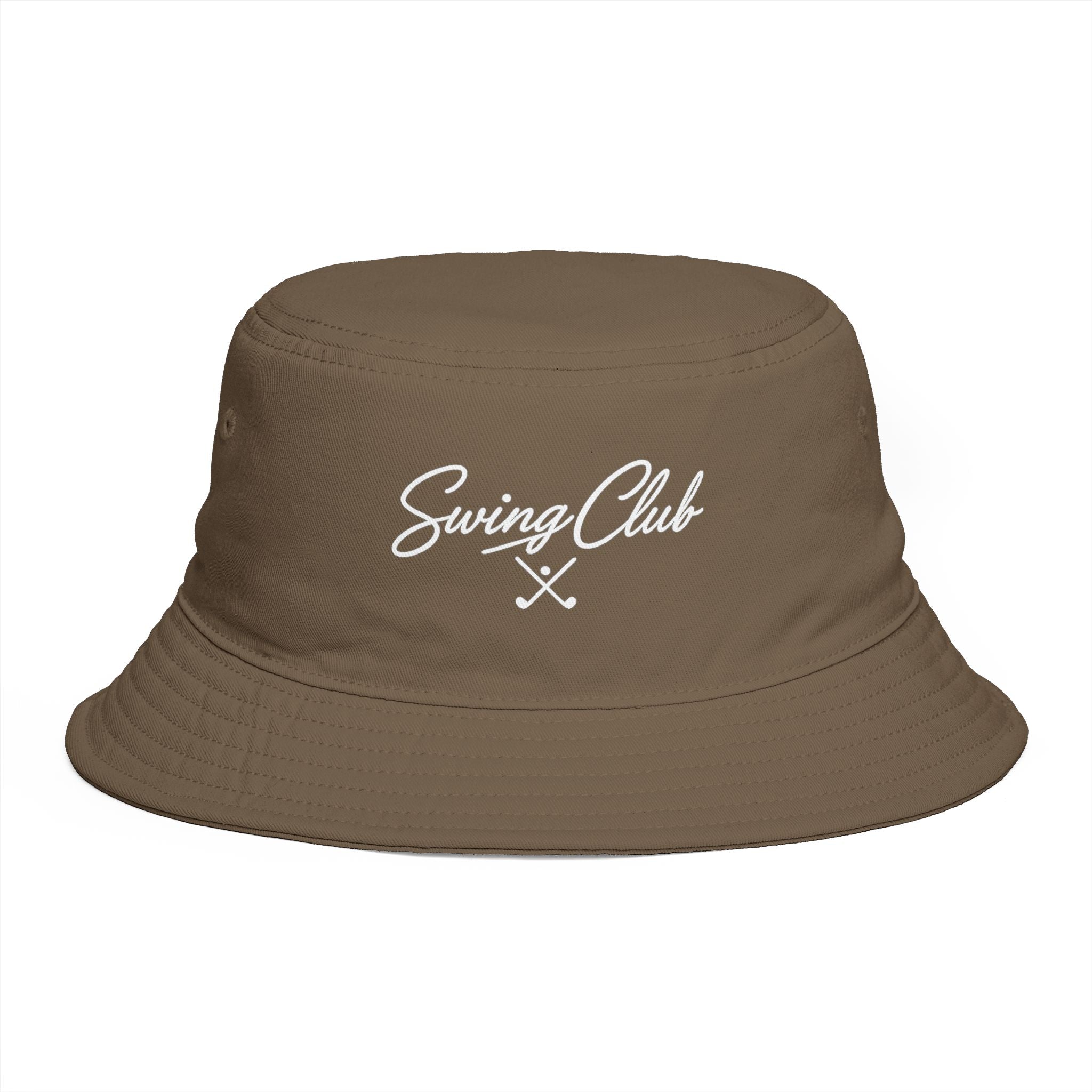 Swing Club Bucket Hat — Retro Golf Club Logo Hat