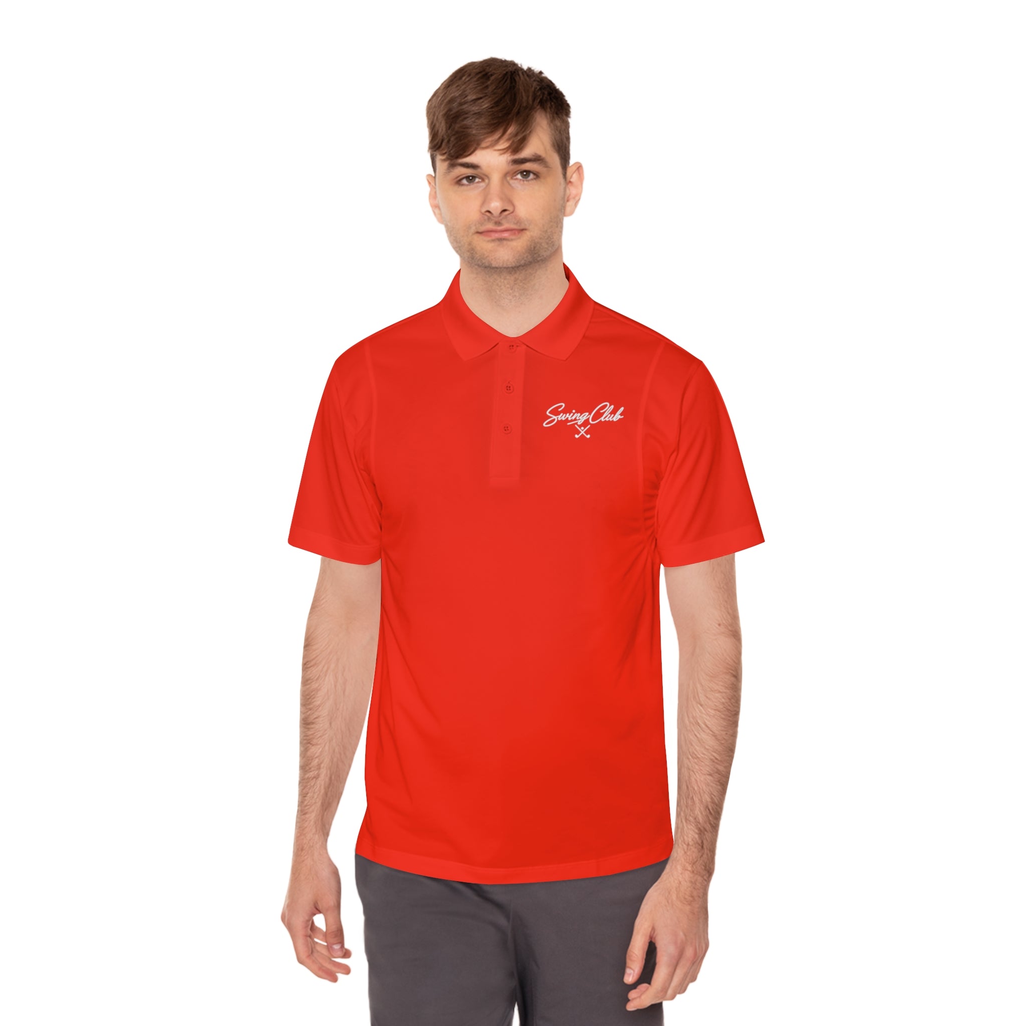 Swing Club Golf Polo Shirt — Men's Sport Performance Polo
