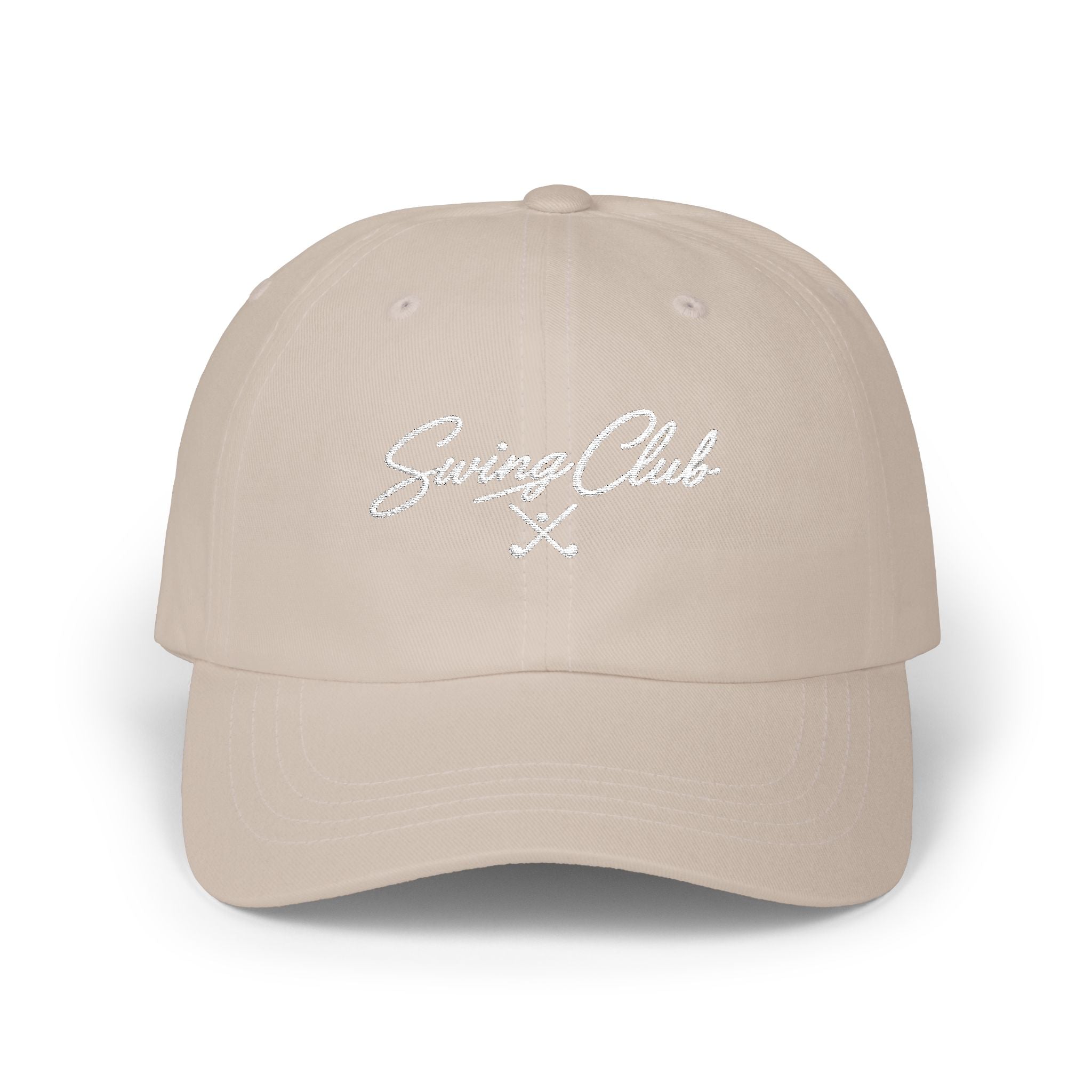 Swing Club Dad Cap — Embroidered Golf Baseball Hat