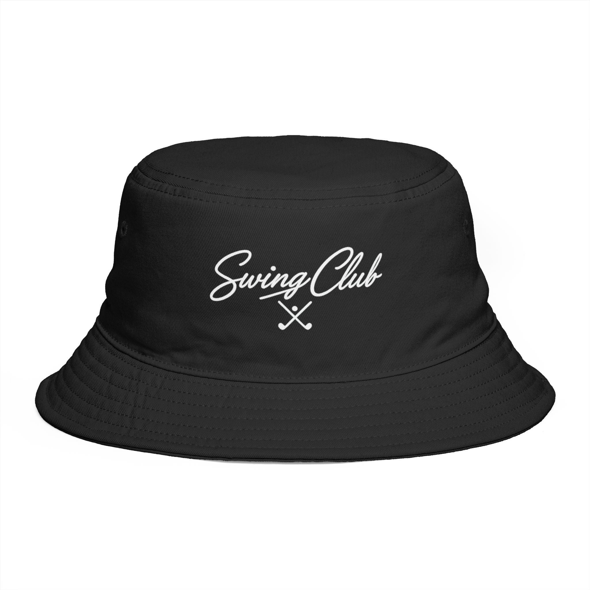 Swing Club Bucket Hat — Retro Golf Club Logo Hat