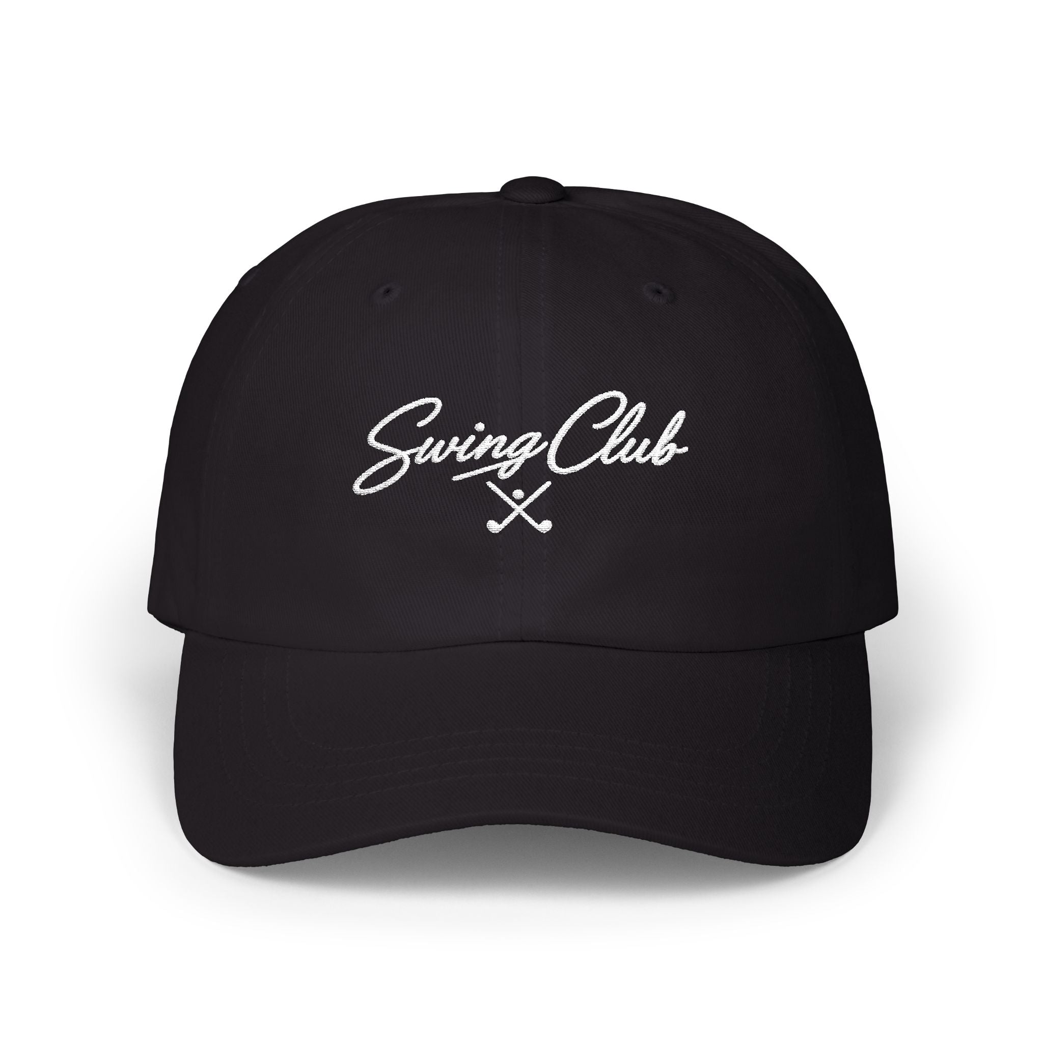 Swing Club Dad Cap — Embroidered Golf Baseball Hat