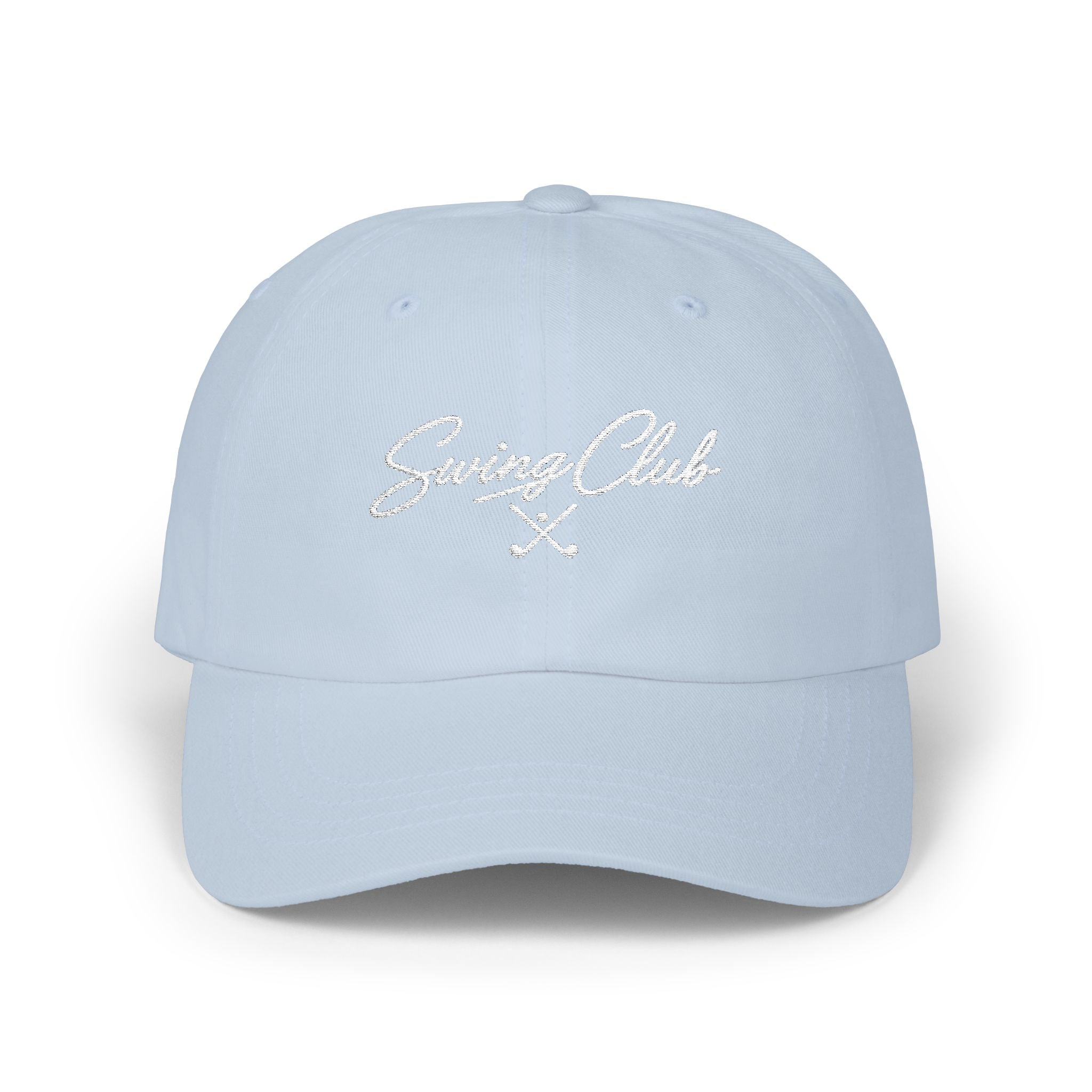 Swing Club Dad Cap — Embroidered Golf Baseball Hat